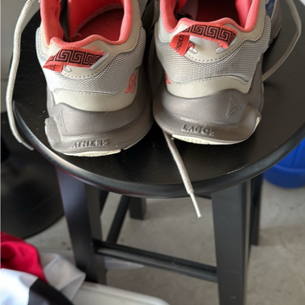 Nike Athletic Shoes in Gray and Red